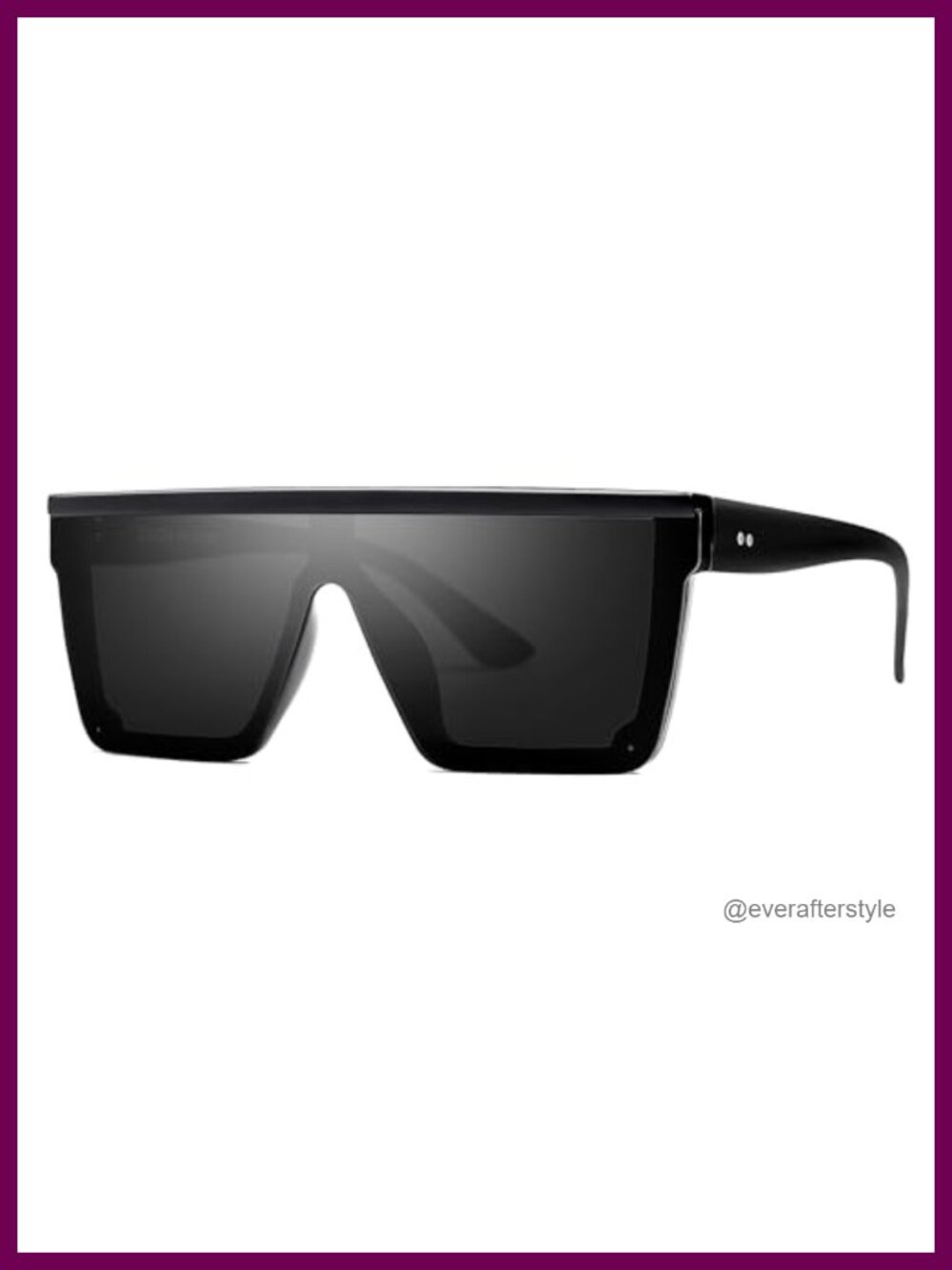 Sojos Square Sunglasses Women Thick Frame Flattop Siamese Lens Sj2117,Large |